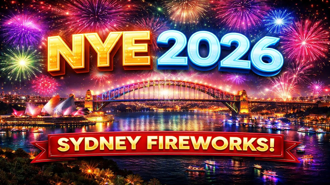 Sydney NYE 2026 Fireworks | Full Harbour Show 🎆