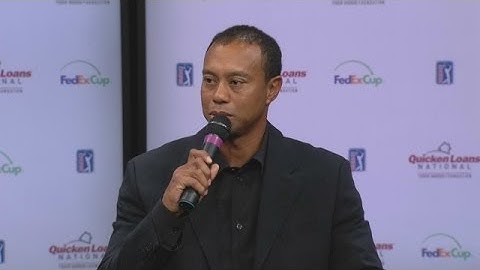 Tiger Woods gives an update on his back