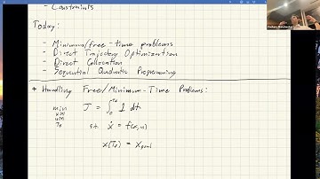 Optimal Control (CMU 16-745) 2024 Lecture 13: Direct Trajectory Optimization