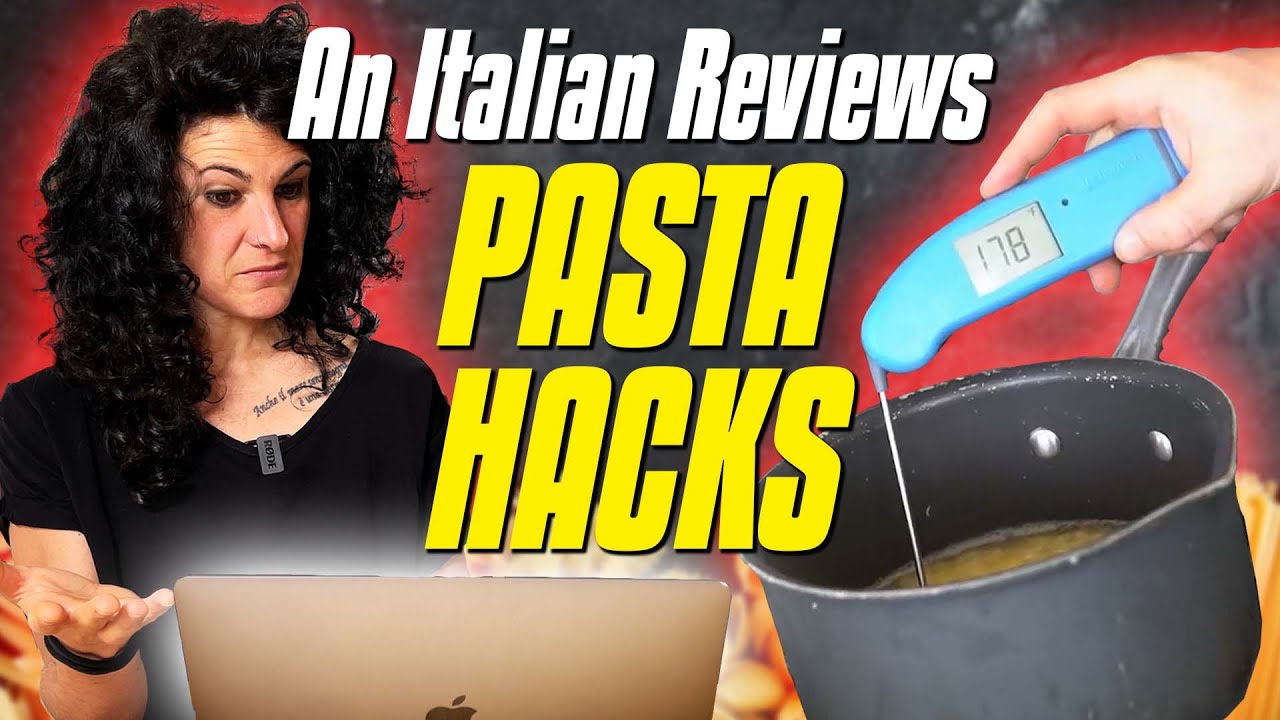 An Italian Reacts to PASTA HACKS | Testing & Reviewing Pasta Cooking Hacks | Pasta Grammar