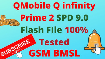 QMobile Q infinity prime 2 Flash file SPD 9.0 Free Download