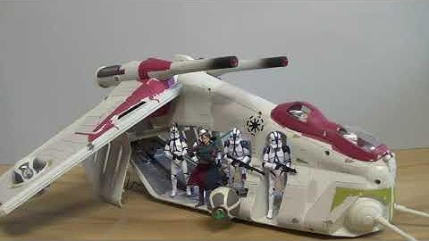 Star Wars Hasbro Republic Gunship Big Vehicle Reviews MAKMCSWF