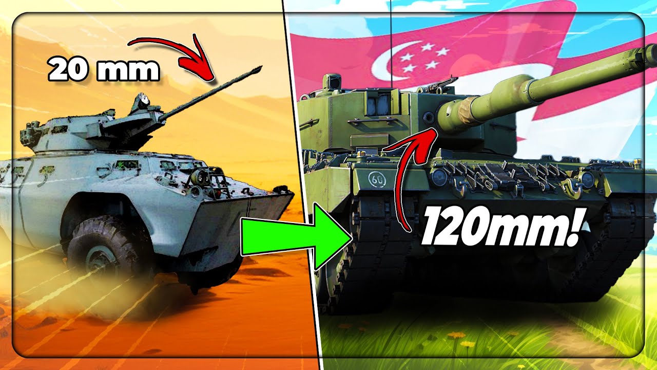 Evolving Tanks from Oldest to NEWEST (Singapore Edition?!) - YouTube