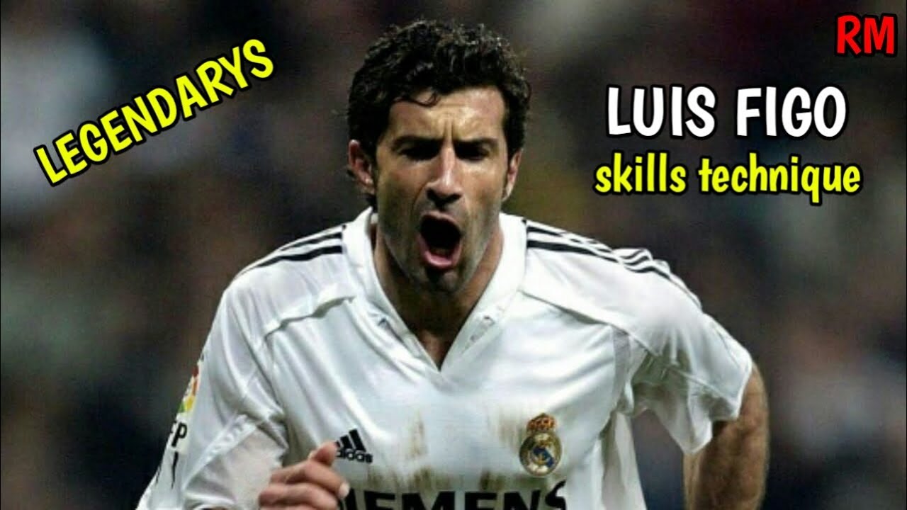 🔴LUIS FIGO LEGENDARY REAL MADRID DRIBBLING SKILLS TECHNIQUE