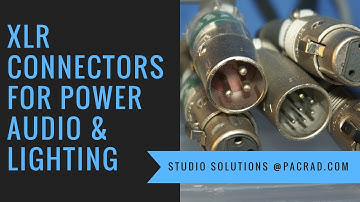 XLR Connectors for Audio, Power and Lighting
