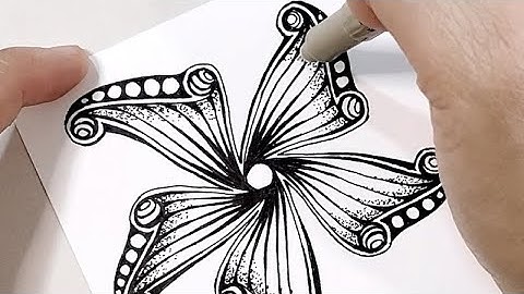 (Week 8) Drawing Zentangle – HARP