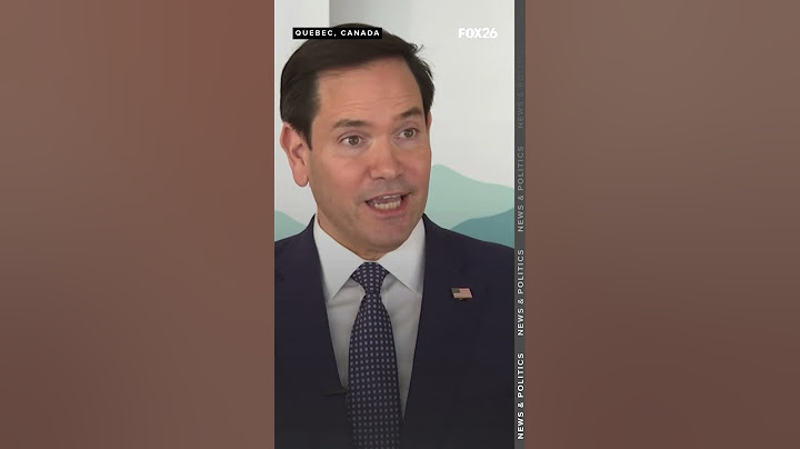 Secretary of State Marco Rubio attends G7 meeting in Canada