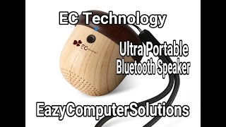 EC Technology Ultra Portable Mini Wireless Bluetooth Speaker