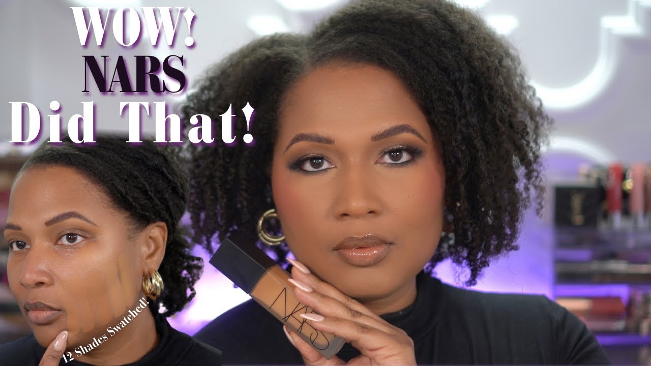 New!!! NARS Natural Matte Longwear Foundation | Swatches + Wear Test | Combo Skin