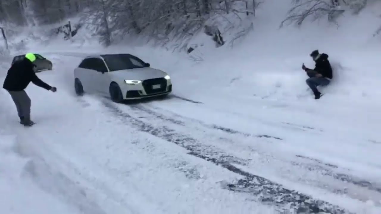 AUDI QUATTRO POWER on Snow BEST Compilation 3 S3 S4 S6..
