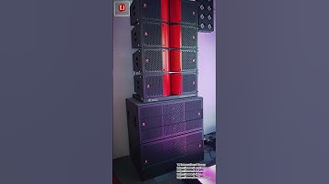 Fully set system Pro-2123 dual 12-inch line array fully setting can work for 3000 people live shows.