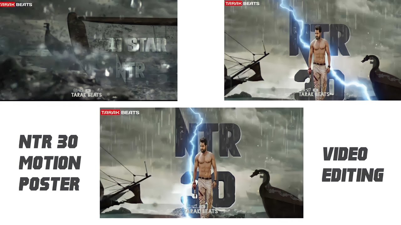NTR 30 motion poster video editing