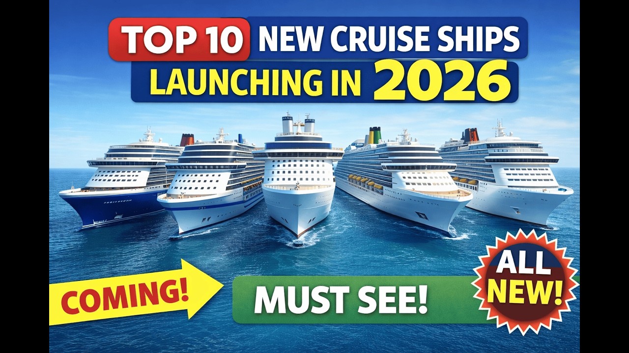 FIRST LOOK At The 10 NEW Cruise Ships Coming in 2026!