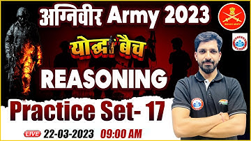 Agniveer Army 2023 | Reasoning Practice Set | Army Reasoning Practice Set | Reasoning by Sandeep Sir