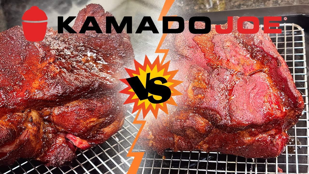 Pork Butt Kamado Joe Classic 3 vs Jr. YouTube