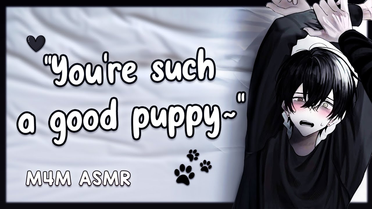 [M4M] Pinning Down And Collaring My Puppy Boy~ [Kisses] [Subby Listener]