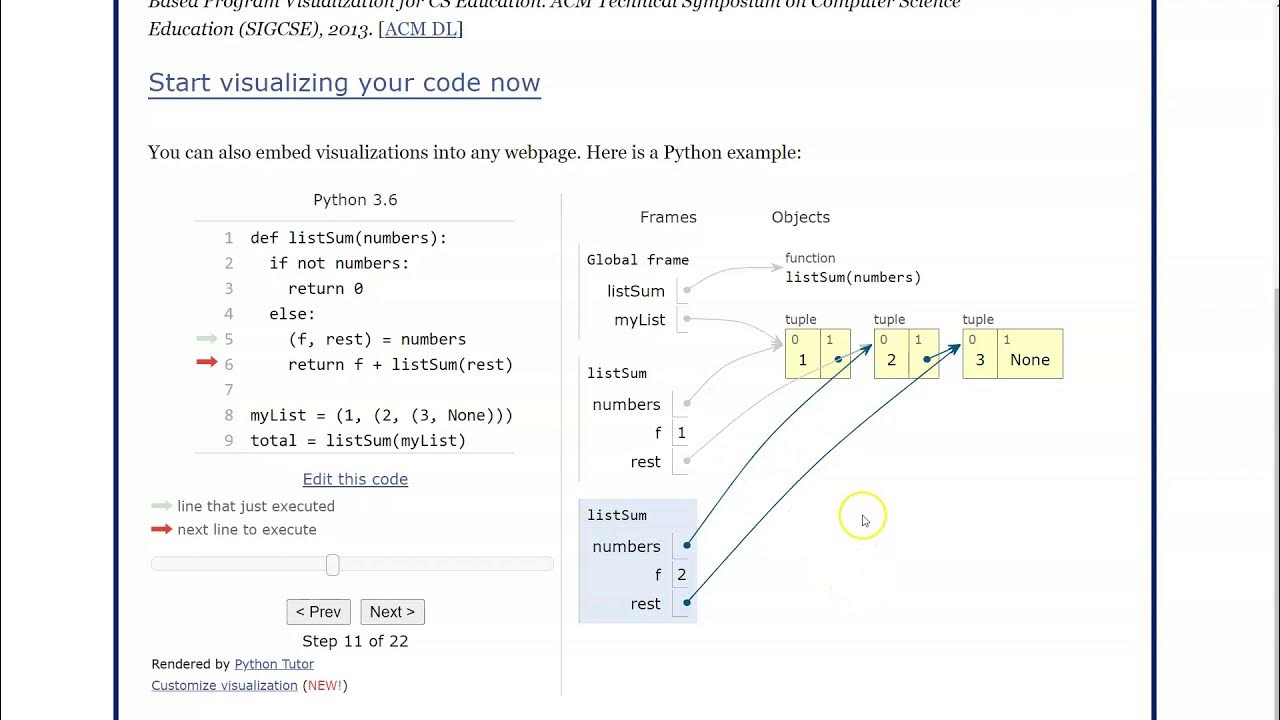 CIS 2 - PythonTutor com - Most amazing coding tool ever! - YouTube