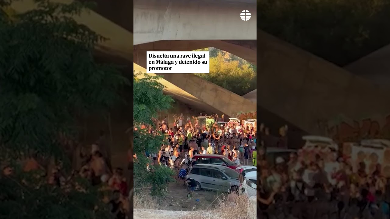 Disuelven una rave ilegal en Málaga y detienen al promotor, sobre el que pesaba una orden