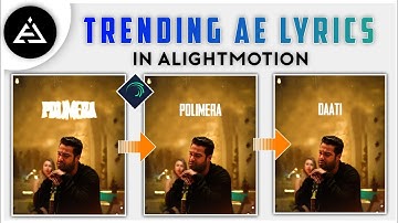 New Trending lyrics editing tutorial alight motion 2021 || Abhi Tech Icon - Alight Motion preset