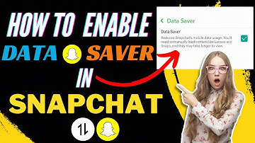 How To Enable Data Saver In Snapchat 2024 | Snapchat Data Saver | Turn On Data Saver In Snapchat