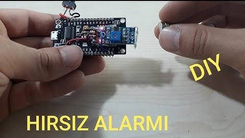Nodemcu Hırsız Alarmı Basit ve Etkili Çözüm  -  Açıklamayı okuyun lütfen
