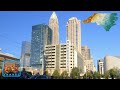 Driving Around Charlotte City State of North Carolina; Lets Go City RoadTrip USA 2022