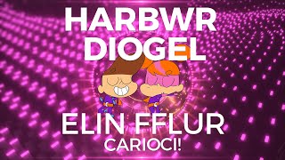 Video thumbnail of "Harbwr Ddiogel - Elin Fflur. Cyfres Carioci Seren a Sbarc! Welsh Language Karaoke Pop Songs!"