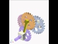 Gear and linkage mechanism 6a