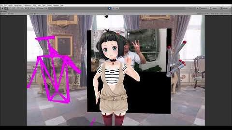 Testing ThreeDPoseTracker and MediaPipe (USB cam motion capture and hand tracking), created in Unity