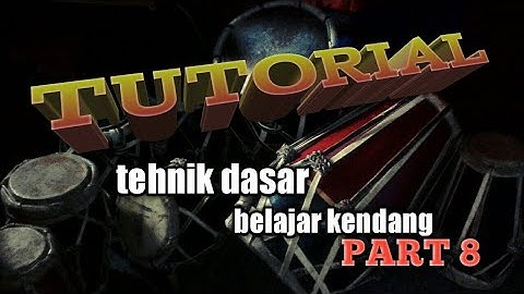 Tutorial/tehnik dasar belajar kendang rampak,jaipong (ngarincik) part 8(@Bentarpercussion )