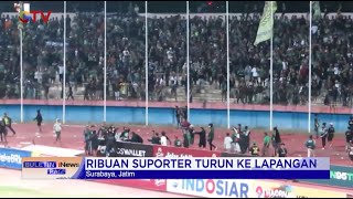 Kecewa Kalah Beruntun, Suporter Persebaya Ngamuk Hingga Turun ke Lapangan #BuletiniNewsPagi 16/09