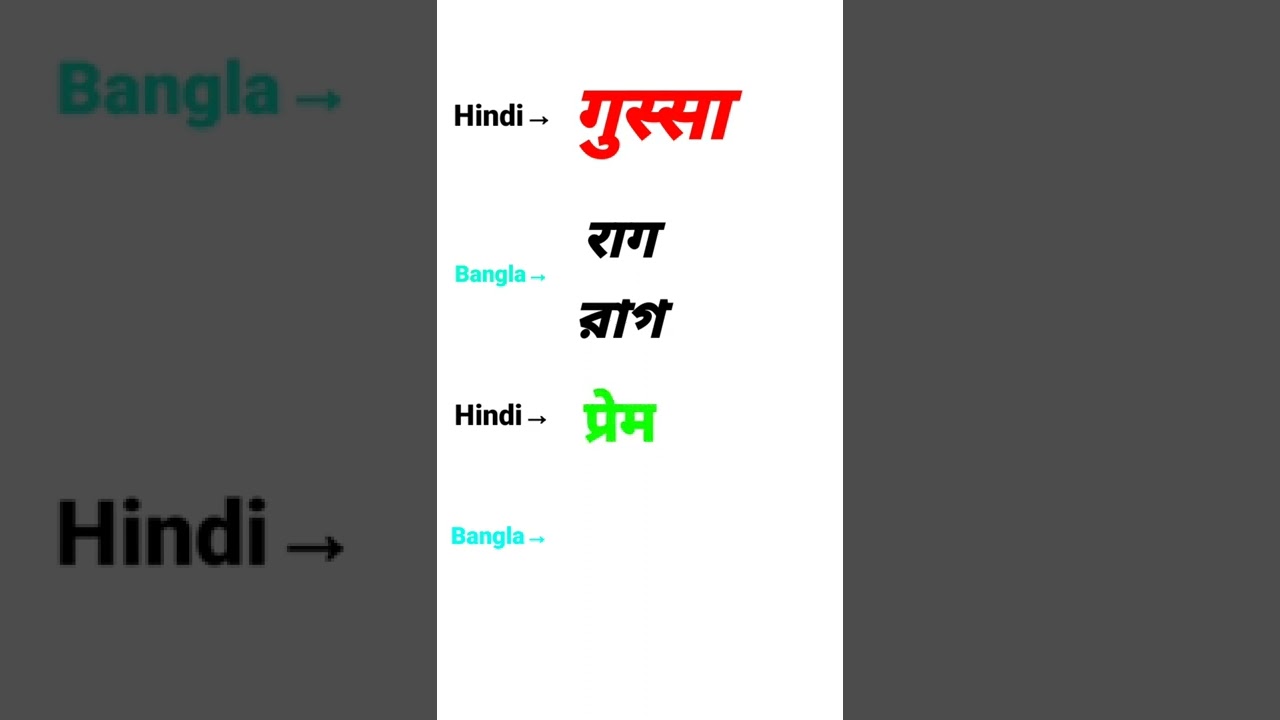 Gussa meaning in bengali