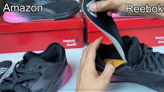 Does Amazon sell fake shoes? (Reebok Nanos)