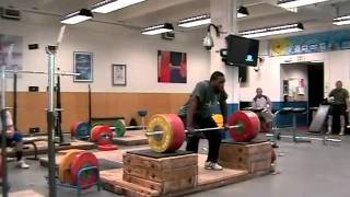 Donovan Ford Cleans 192kg and 200kg From Blocks