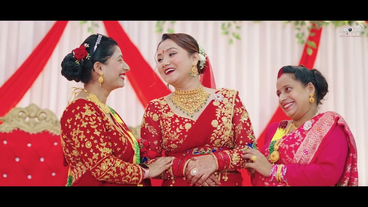 NEPALI  WEDDING HIGHLIGHT | KRITI WEDS RAAZ |  PHOTO FRAME NEPAL