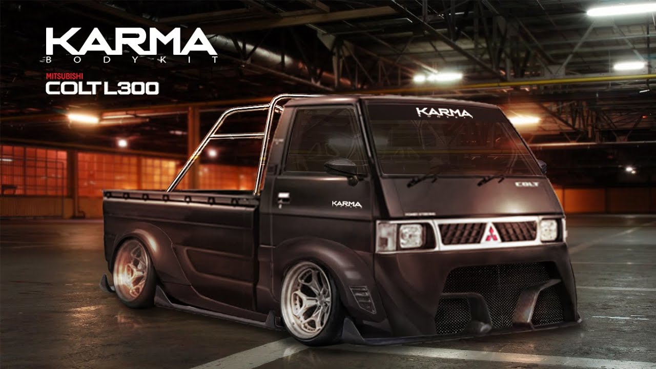 Timeslap Modifikasi Mitsubisi L300 x KARMA Body Kit - Timeslap Digimod - YouTube