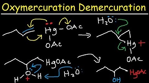 Oxymercuration Demercuration Mechanism of Alkenes & Alkoxymercuration Reaction Organic Chemistry