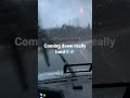Sudden darkness,heavy storm!