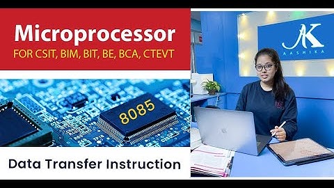 Day6: Data Transfer Instruction of 8085 Microprocessor Tutorial in Nepali | BSCCSIT BE BIM BCA CTEVT