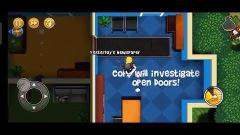 Robbery bob Chapter 1 SUBURBS level 7 walkthrough
