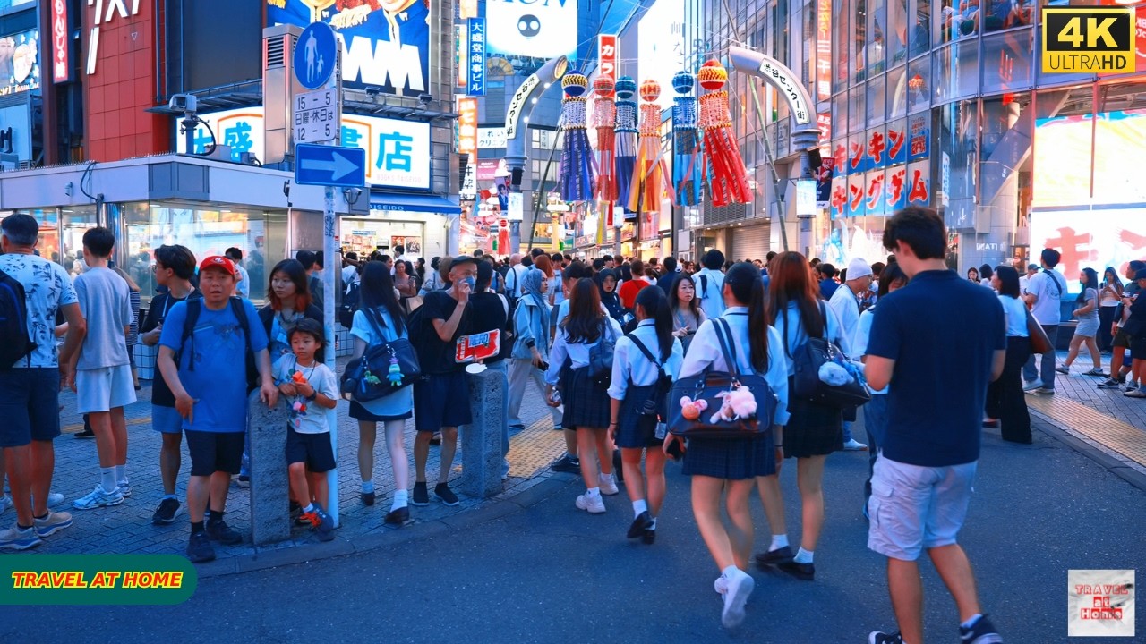 【4K HDR】Walking Through Shibuya at Blue Hour 🌃🇯🇵 | Friday Evening City Ambience