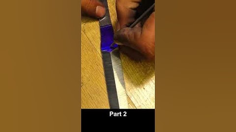 Making A Dagger From an Old File / Part 2