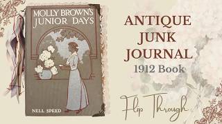 Antique Junk Journal Flip Through by Hyperstamper