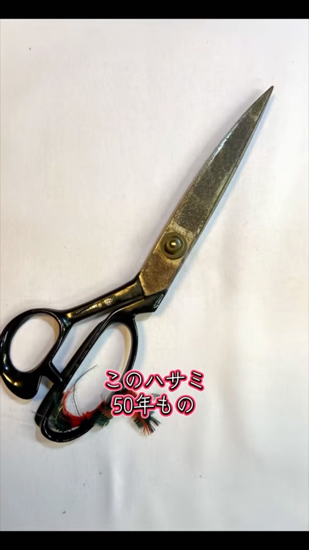 The 50-year-old scissors given to me by my mother are back! - YouTube