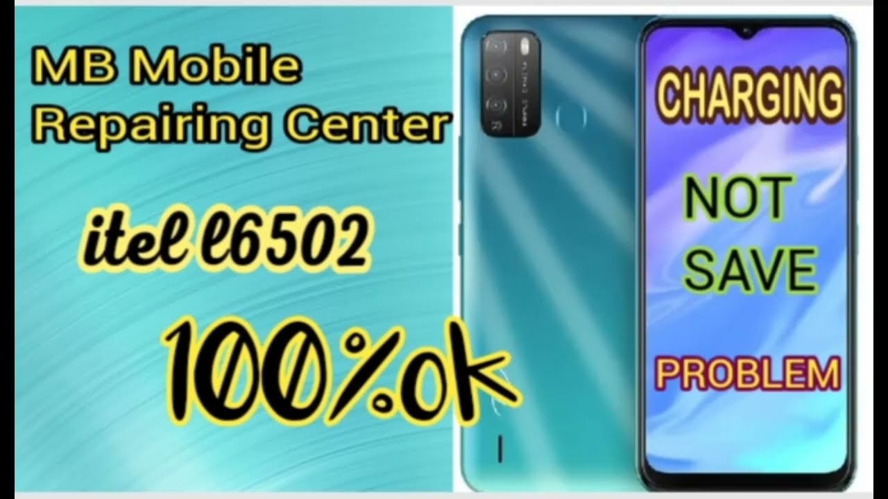 itel L6502 charging jumper 100%.  . . .  itel vision 1pro charging not save