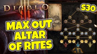 Don't get stuck - Max out your Altar of Rites in Diablo 3
