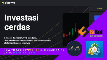 [EASY TUTORIAL ]How to add Crypto IDX and All Binomo Pairs onto Metatrader 5