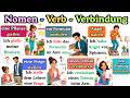 🔥 200 WICHTIGE Nomen-Verb-Verbindungen f&uuml;r den Alltag 🇩🇪 brauchst du WIRKLICH! | #Deutschlernen