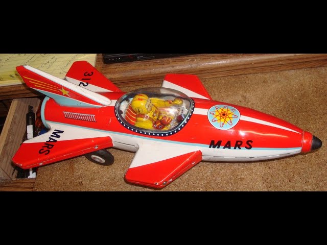 ブリキ　マスダヤ　MARS 3122 ロケット Mars Rocket 3122 made in Japan by Modern toys 