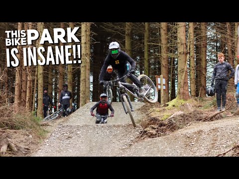THIS BIKE PARK HAS SOME OF THE BEST DOWNHILL RACE LINES!! 🤘